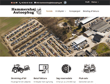 Tablet Screenshot of hammershoj-autoophug.dk
